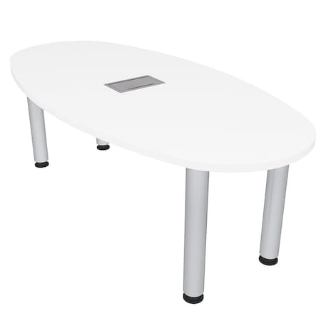 Skutchi Designs 33.5 in W, 59.5 in L, 29 in H, Engineered Wood Top, White H-BOVL-3460-PT-09-EL
